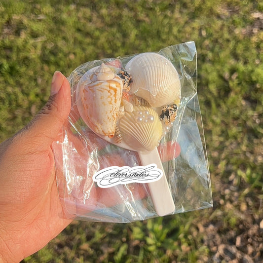By the shore mini heart mirror