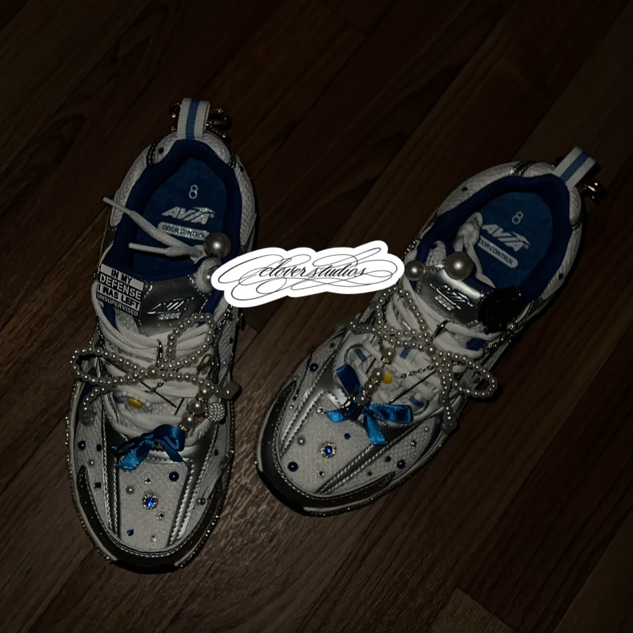 Custom blue avias
