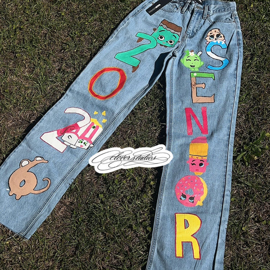 Custom painted pants/shorts