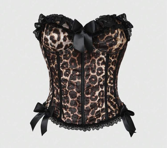 Leopard print top